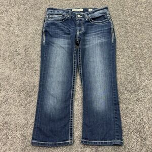 BKE Jeans Womens 28 Blue Culture Capri Medium Wash Denim Western City Casual